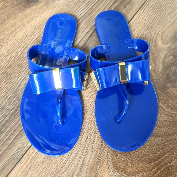 MK - blue sandals, size 5.5 -6 - Picture 2 of 15